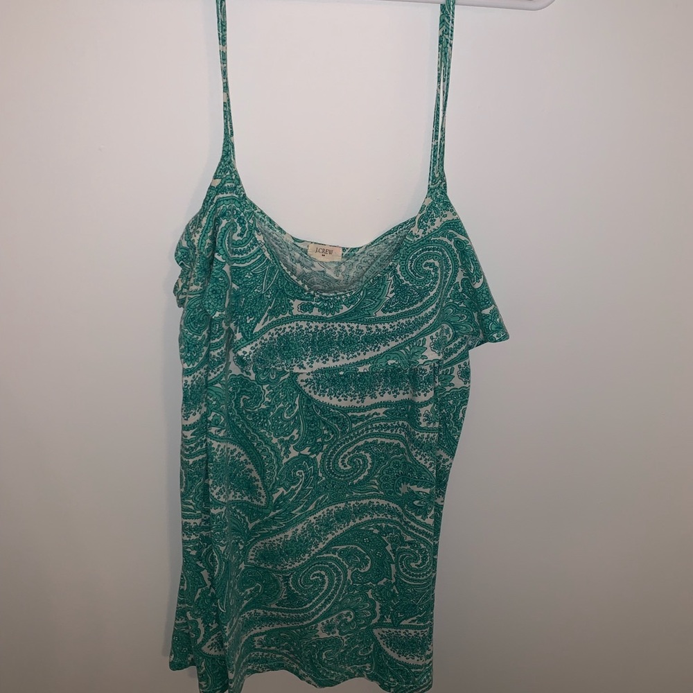 Jcrew tank top printed